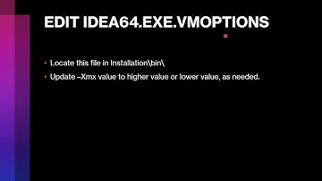 How to set memory or RAM size for Intellij IDE ?