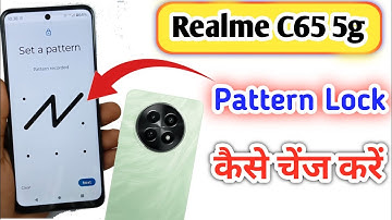 Realme c65 5g me pattern lock kaise change Kare / how to change screen realme c65 5g