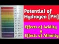 pH Value || Potential of Hydrogen pH || Acidity Vs Alkinity in Hindi