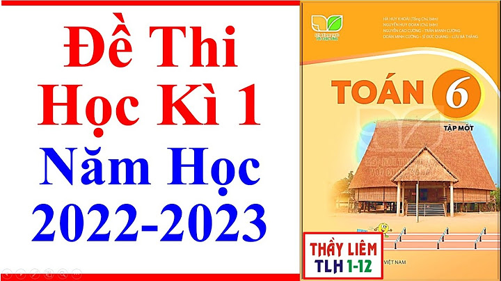 Đề thi học kì 1 lớp 6 toán