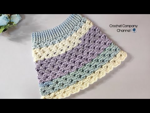 جيبه تنوره كروشيه لاى سن Crochet Skirt For Any Age