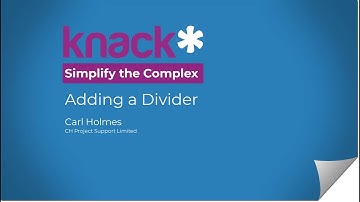 Add Dividing Lines - Knack Database