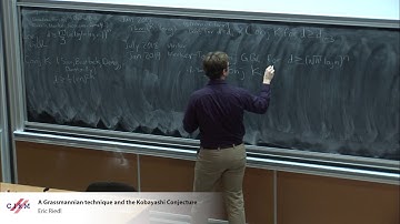 Eric Riedl: A Grassmannian technique and the Kobayashi Conjecture