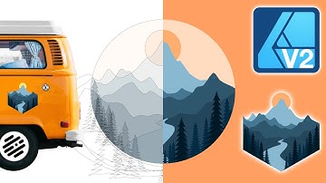 Affinity Designer Tutorial Illustratie voor T-shirts en stickers