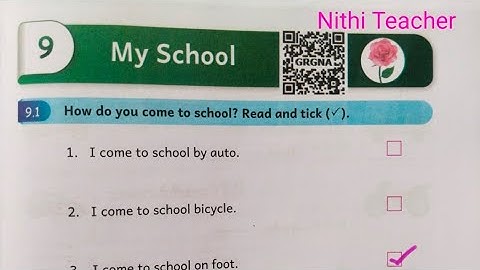 3rd std malar  English term 1 unit 9 My school EE English work book ans key pg no 75-87 class 3malar