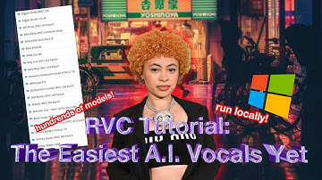 RVC Tutorial: The Easiest Vocal A.i. to date (Windows/Linux)