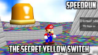 ⭐ Super Mario 64 - The Secret Yellow Switch - Speedrun (TAS) 3:30