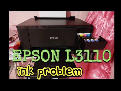 How to EPSON L3110 problem-missing colors