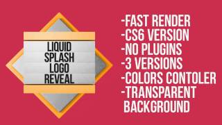 After Effects Project Files - Liquid Splash Logo Reveal - VideoHive 10286702