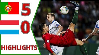 Portugal Vs Luxembourg I Highlights I Euro Qualifiers I