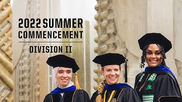 Purdue University 2022 Summer Commencement Division II