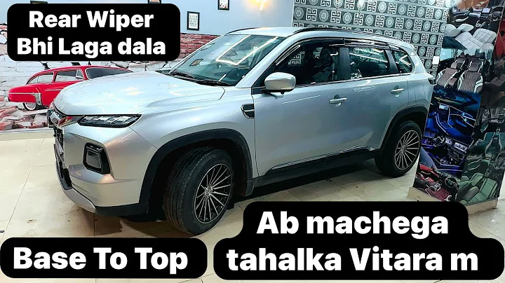 Grand vitara sigma Rear wiper installation 🔥| Grand vitara sigma modified | Grand Vitara base 2 top