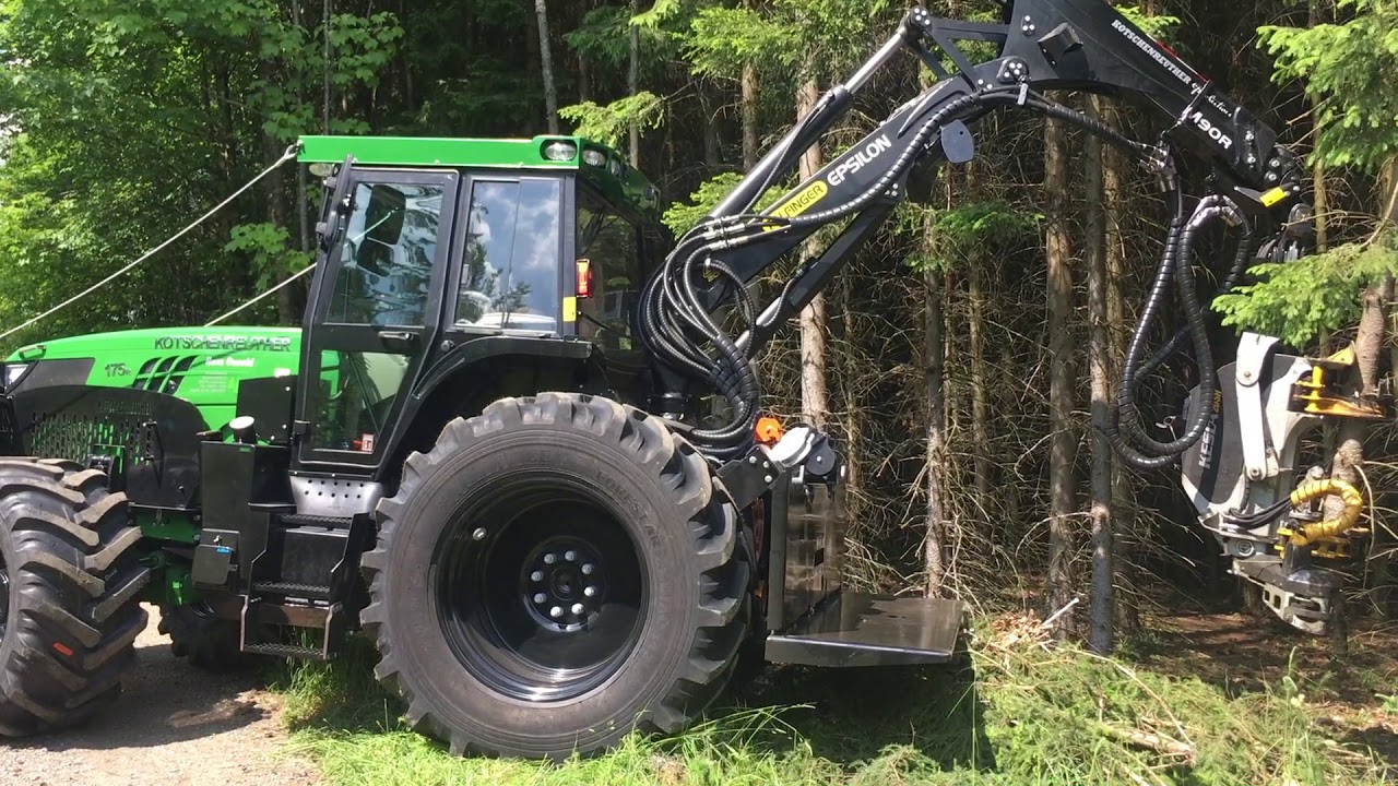 KOTSCHENREUTHER K 175R mit KESLA Schubharvester HS20