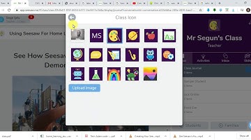 Teacher Seesaw 1 - Getting familiar with Class settings in seesaw and how to add a co-teacher