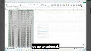 Subtotals