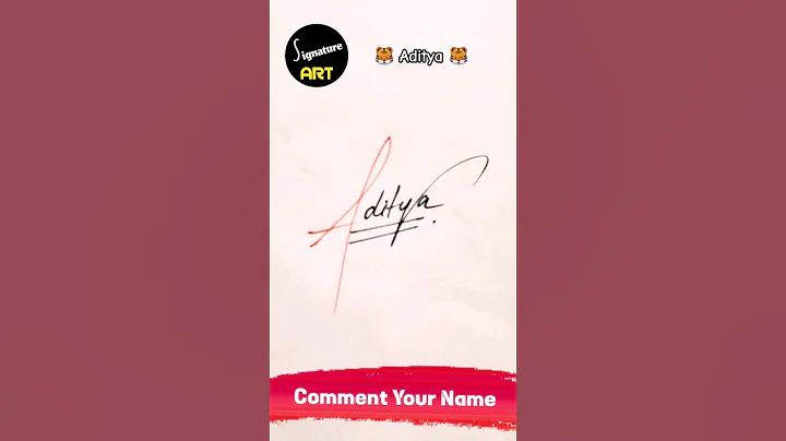 Aditya Name Signature Style | Aditya Unique Signature |  A Letter Style #signature