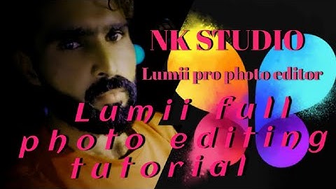 Lumii pro photo editor tutorial