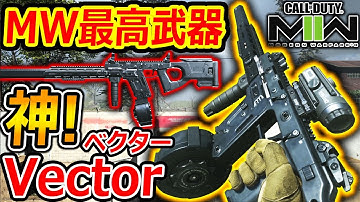 【CoD:MW】MW史上最高武器 Vector(ベクター)を次回作MW2風にしてみた!!『SMGで無双できるFPSは神』【実況者ジャンヌ】