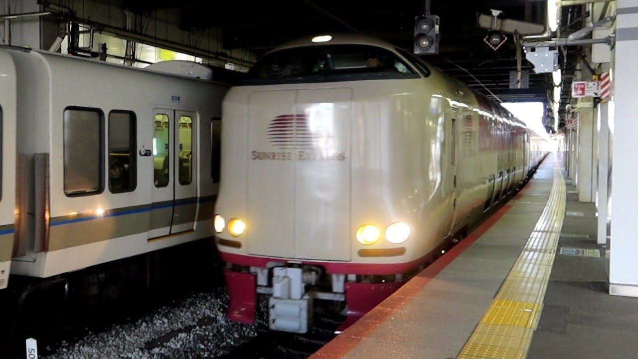 千切れ雲 臨時回送】285系サンライズ瀬戸・出雲 運転打ち切りに伴う回送