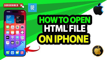 How to open html file on iphone 2025