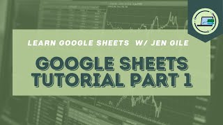 Google Sheets Part 1 Tutorial  (Functions and Features)