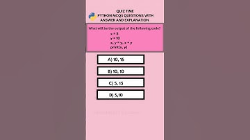 Python MCQ with Answer and Explanation #interview #education #exam #python