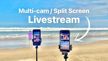 This split-screen iPhone livestream is kinda genius | Split screen livestream tutorial with 2 phones