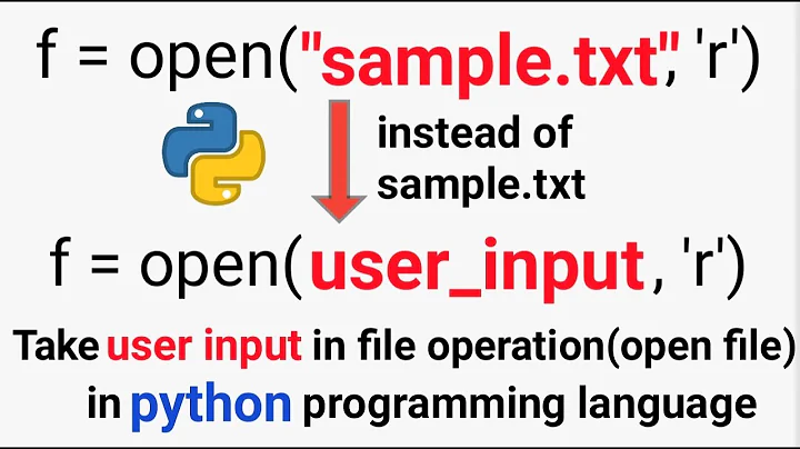 Take User Input in File operation(i.e open file,read, write, append) in python programming language.