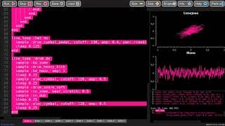 Just another live coding practice with Sonic Pi