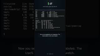 df: check disk space fast