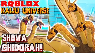 Roblox Kaiju Universe - Showa GHIDORAH Update!