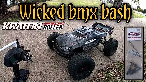 BMX track bash, and Dad got a Kraton EXB 6s😃