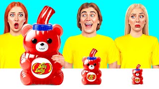 Big, Medium and Small Plate Challenge | Funny Kitchen War by Friendly DO