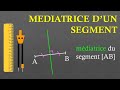 6e construire la mdiatrice dun segment