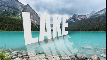How to Create 3D Perspective Text Effect with Reflection in Canva | Easy Canva Text Tutorial