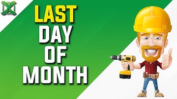 Last day of a month, EOMONTH function | Excel Tips #15