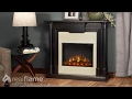 Real flame  maxwell fireplace mantel