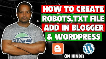 How to Create Robots.txt File | Add Robots.txt in Wordpress | How to Add Robots.txt in Blogger