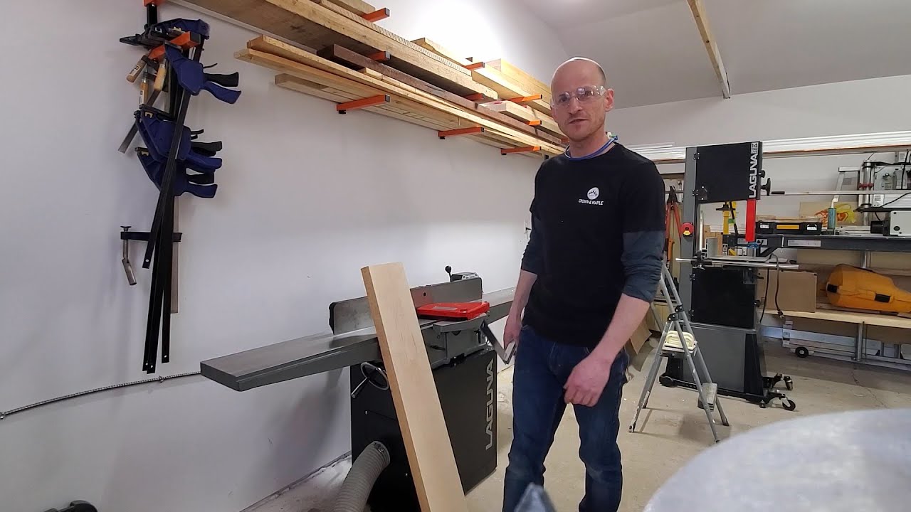Laguna 8" Wedgebed Jointer ShearTec II Assembly and first cuts YouTube