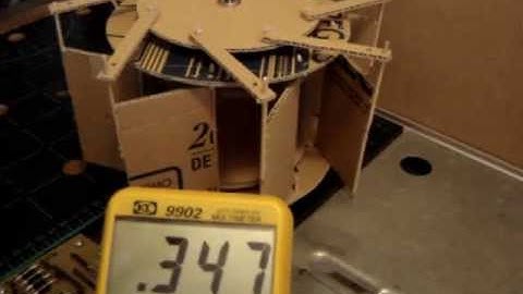 Adjustable Stator Vertical Axis Wind Turbine, Voltage Regulation Test.