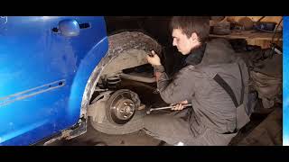 Ремонт арки форд фокус 2 + ремонт (замена) порога