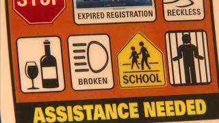 Police using visor cards to assist hearing-impaired drivers