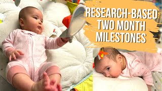 TWO MONTH BABY DEVELOPMENT MILESTONES | What A 2 Month Old Can Do And How You Can Measure Growth!
