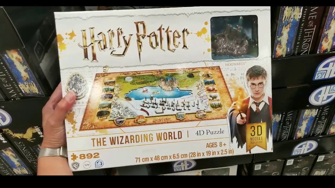 Costco! Harry Potter 4D Puzzle - 3D Map! $23!!! - YouTube