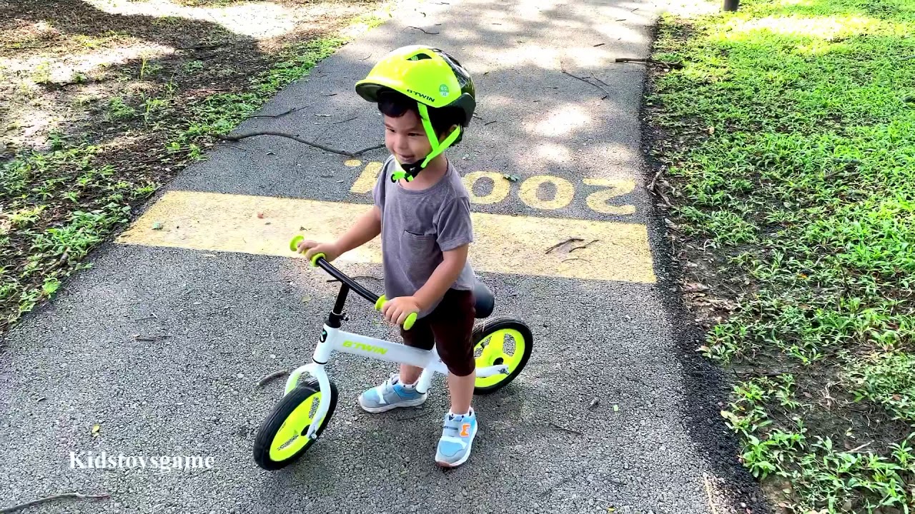 056 2 years old progression on strider balance bike YouTube