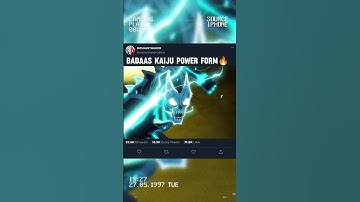 Badaas Kaiju Power Form 🔥💯🤌 #kaijuno8 #shorts #viral #fyp