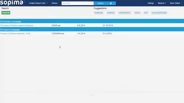 Contract management software | Sopima - Free text search
