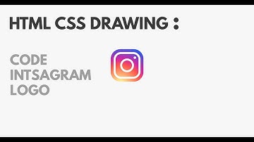 Instagram logo Illustration CSS  CSS Drawing  CSS Illustration  CSS Speed Art