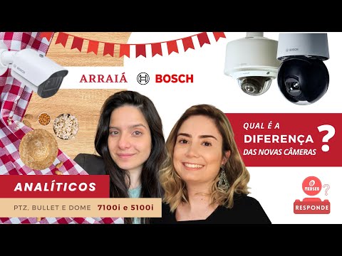 Medseg Responde - Diferença dos Analíticos Embarcados - PTZ e Bullet 7100i e Dome 5100i? CFTV BOSCH