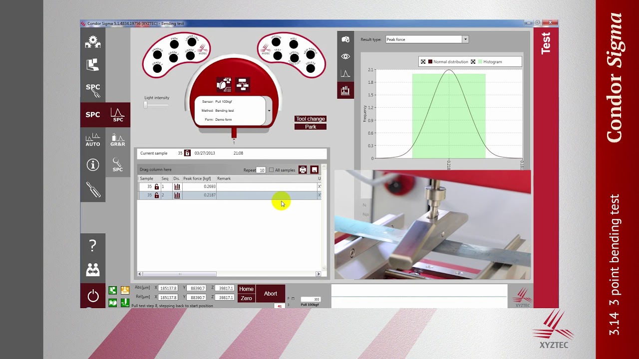 Three point bending test - YouTube